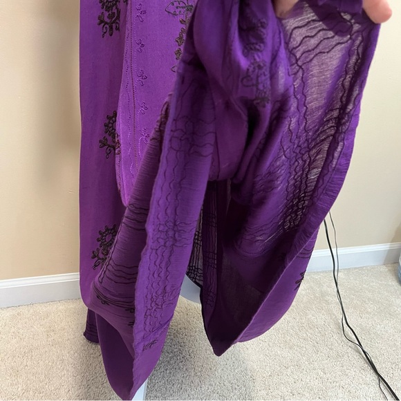 Natural Choice Embroidered Button Front Lightweight Dress - Picture 5 of 15